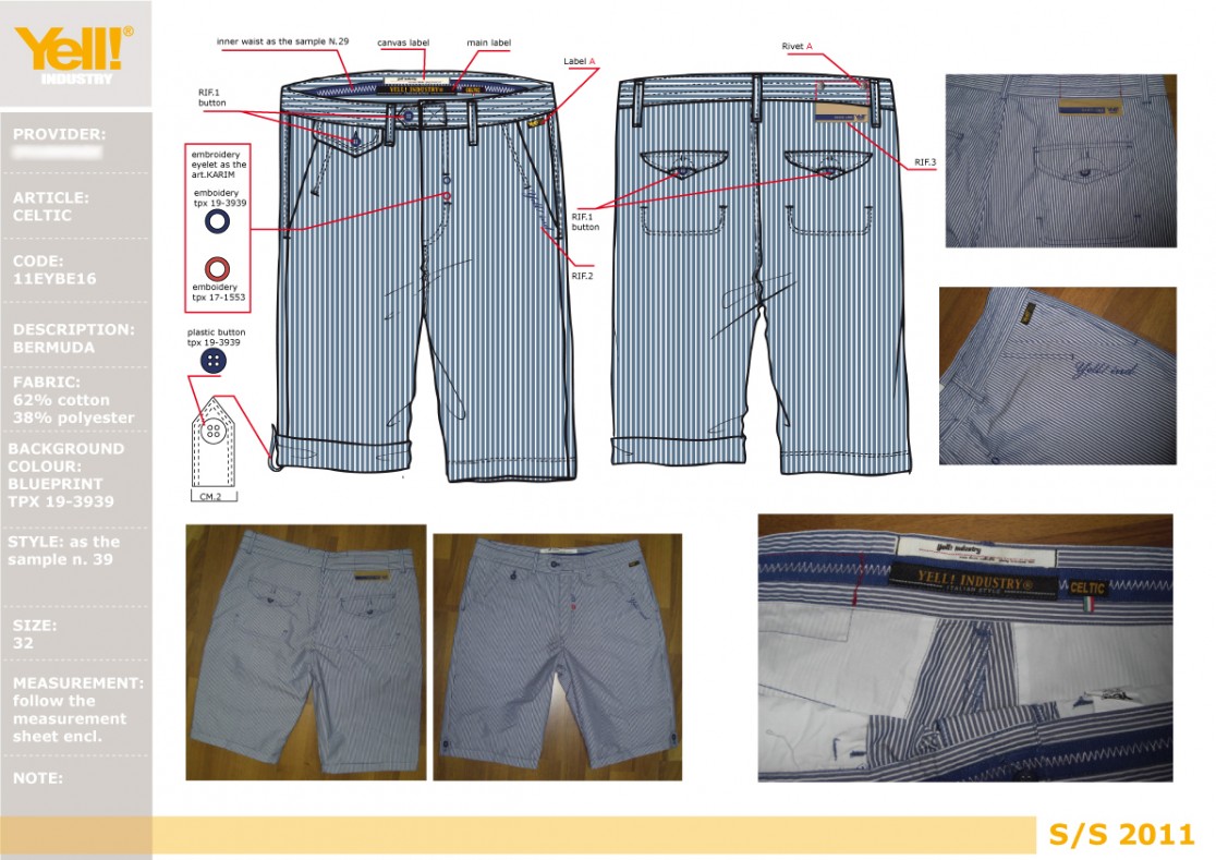 Collezione uomo p-e 2011 Yell!Industry