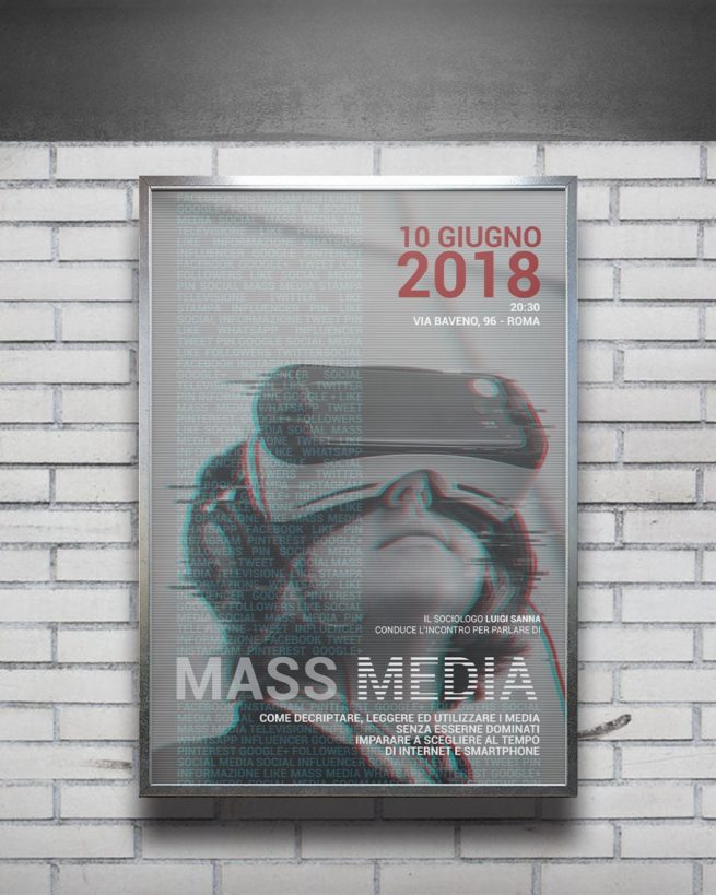 Mass media poster