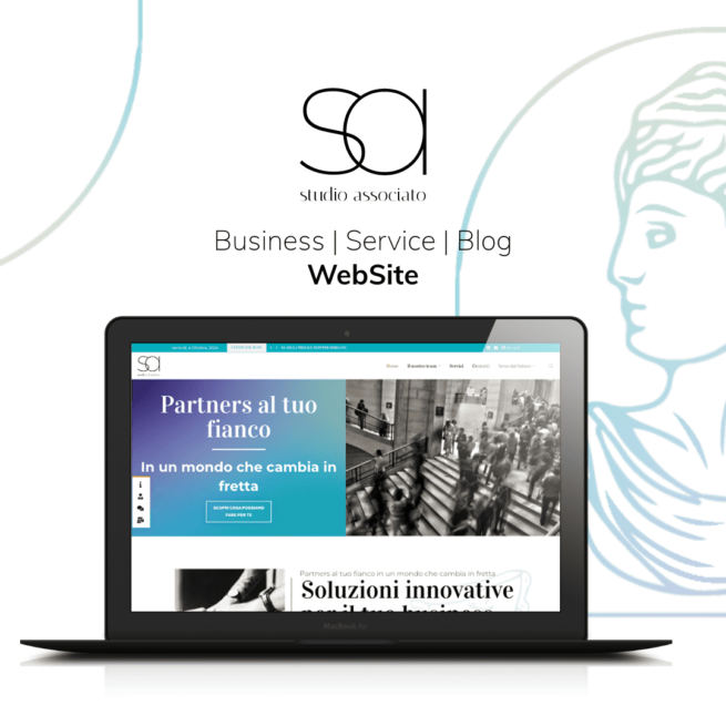 Copertina progetto sito web Sa Studio associato